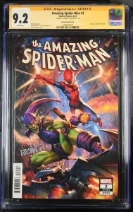 Amazing Spider-Man (2022) # 2 (CGC 9.2 SS) Signed Derick Chew * Vaariant Cover