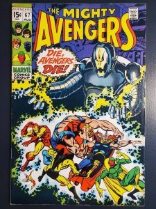 Marvel AVENGERS #67 F/VF (7.0) 1st Ultron Cover Barry Windsor Smith art |