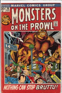 Monsters on the Prowl #18 (1972) Bruttu