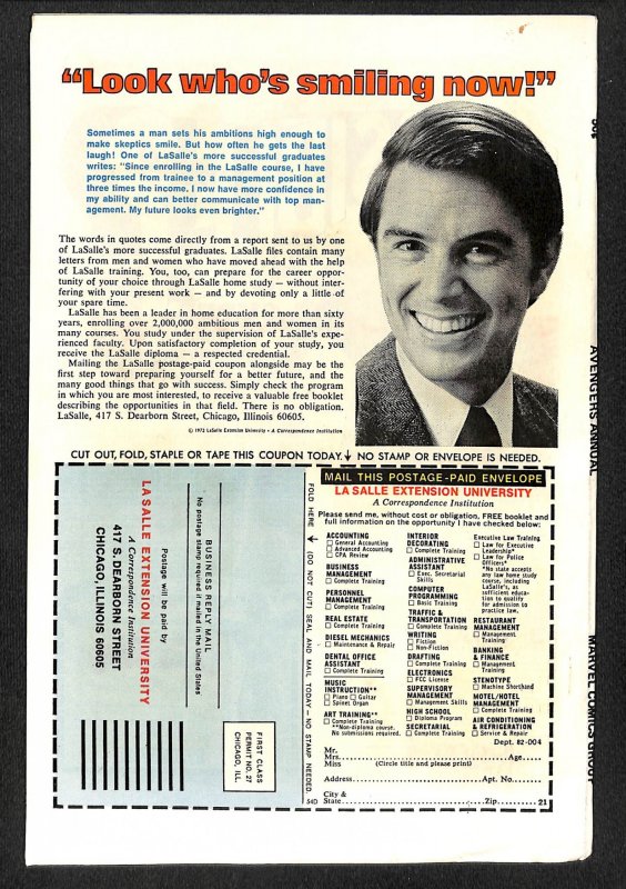 Avengers Annual #6 FN 6.0