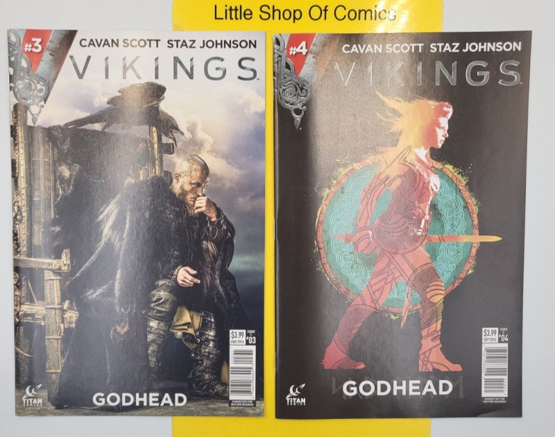 Vikings Godhead #1 2 3 4 1-4 Set Cover C Photo Variant 2016 Titan Comics