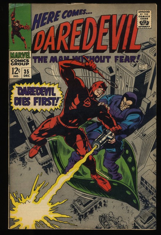 Daredevil #35 FN+ 6.5 Trapster! Stan Lee! Gene Colan!