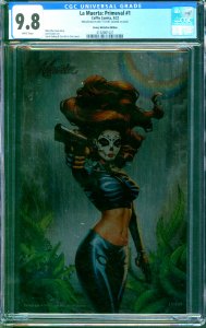 La Muerta Primeval #1 Heavy Metalico Edition Coffin Comics CGC 9.8