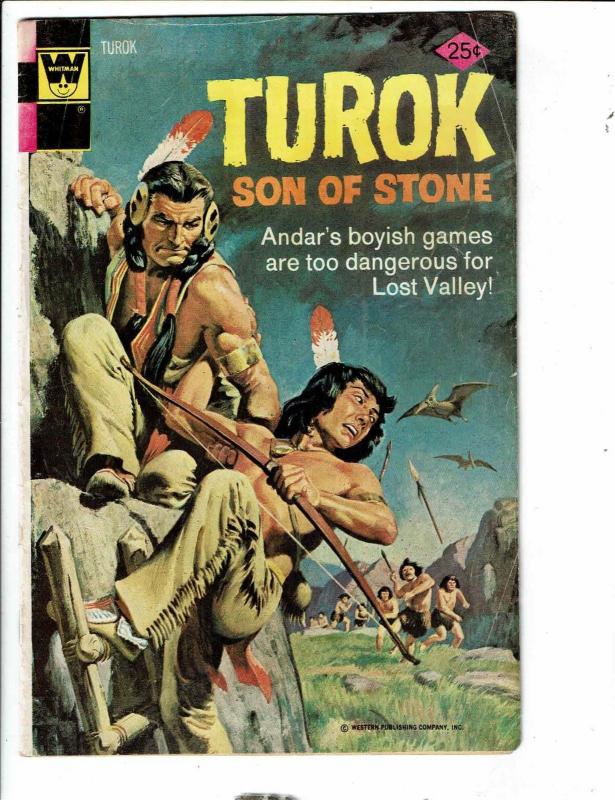 Turok Son Of Stone # 93 FN 1974 Gold Key Whitman Comic Book Bronze Age TP1