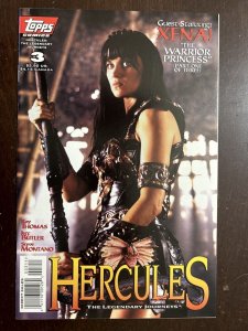 Hercules the Legendary Journeys #3 NM- 9.2 1st Comic App Xena Warrior Princess