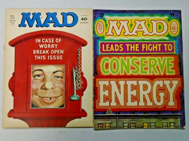 Early 70's MAD Magazine Lot 26 Different (1970-1974)