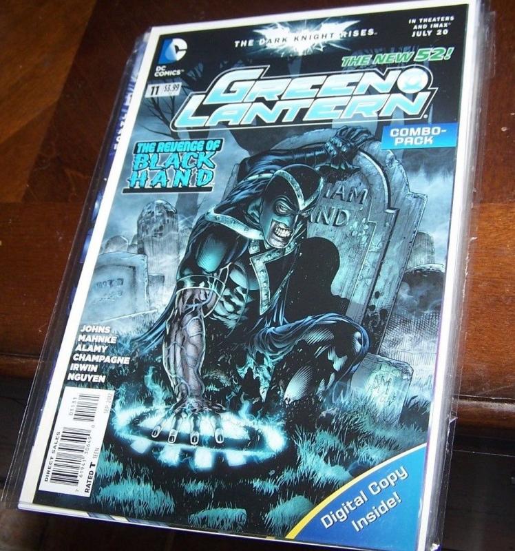 GREEN LANTERN #  11 COMBO PACK EDITION . NEW 52 BLACK HAND  