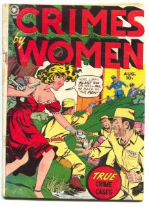 CRIMES BY WOMEN #15-Rare LAST ISSUE-Spicy GGA-Violence-Trimmed