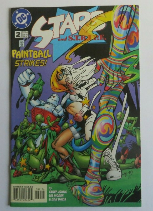 Stars and Stripe #2 VF+ Paintball Strikes Early Stargirl App. 1st Print DC 1999