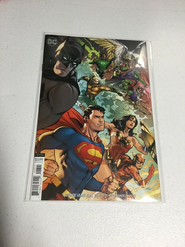 Justice League 26 Variant Cover Nm Near Mint DC Comics