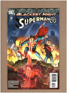 Blackest Night: Superman #3 DC Comics 2009 NM- 9.2