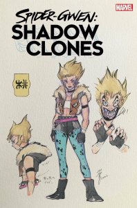 (2023) SPIDER-GWEN SHADOW CLONES #5 1:10 PEACH MOMOKO VARIANT DESIGN COVER!