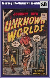 Journey Into Unknown Worlds 59 (1957) GD Silver Age Atlas comic