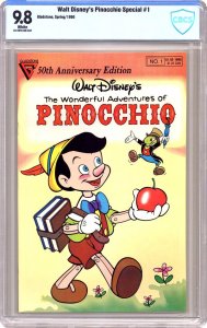 Walt Disney's Pinocchio Special #1 Gladstone 1990 CBCS 9.8
