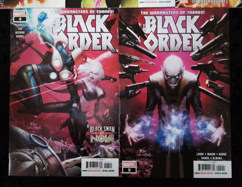The Black Order #1-5 Lot of 5 Complete Marvel 2019 VF/NM