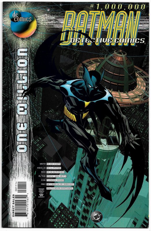 3 BATMAN-related Issues of DC ONE MILLION (Nov1998) Batman of the 853rd Century!