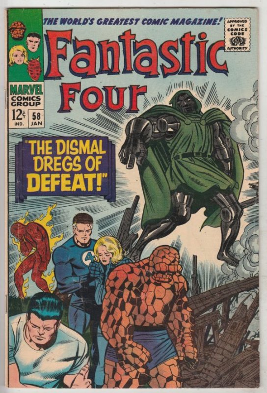 Fantastic Four #58 (Jan-67) NM- High-Grade Fantastic Four, Mr. Fantastic (Ree...