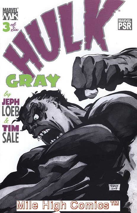 HULK: GRAY (2003 Series) #3 Very Fine Comics Book