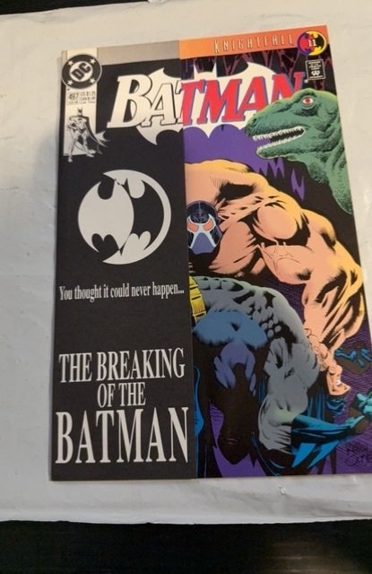 Batman #497 (1993)the breaking of Batman /Bane