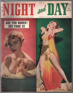 MAG: Laff  3/1950-showgirls-cheesecake-pin-ups-fishnet stockings-VG/FN