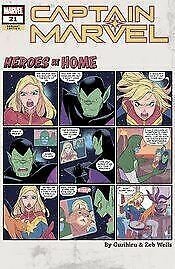 Captain Marvel #21 (Gurihiru Heroes At Home Var) Marvel Comics Comic Book