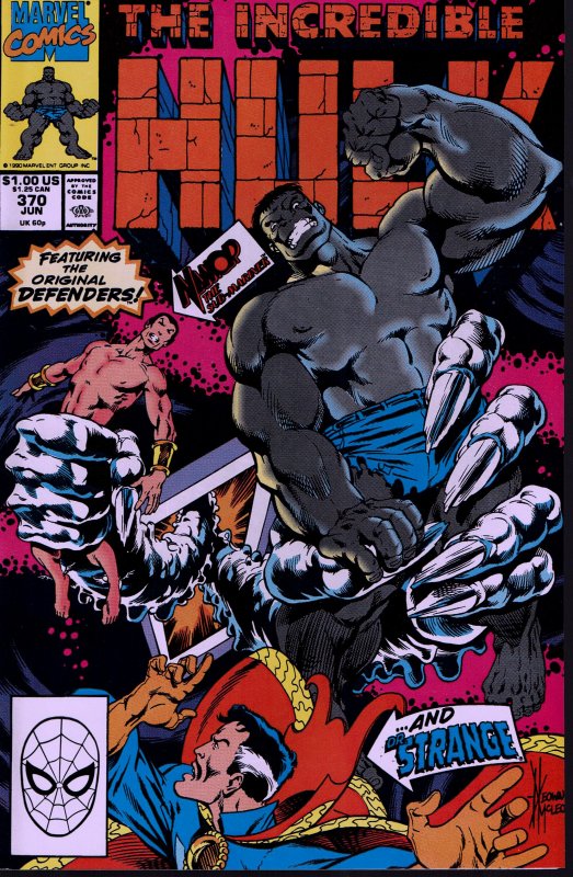 Incredible Hulk #370 - 1st Series - 1990