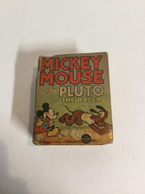 Mickey Mouse And Pluto The Racer Fr Fair Little Big Book 1128 Looks Complete