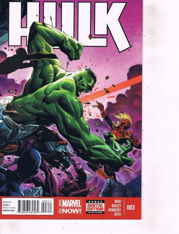 Lot Of 2 Comic Books Marvel Mighty Avengers #35 and Hulk #3 Thor   MS12