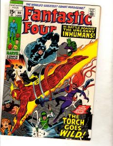 Fantastic Four # 99 FN/VF Marvel Comic Book Dr. Doom Human Torch Thing Hulk FM3