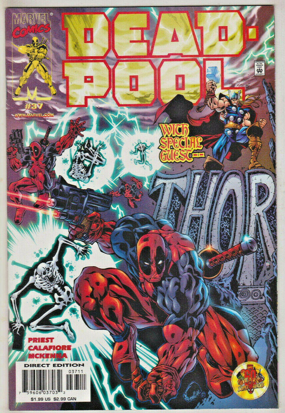 deadpool kills thor