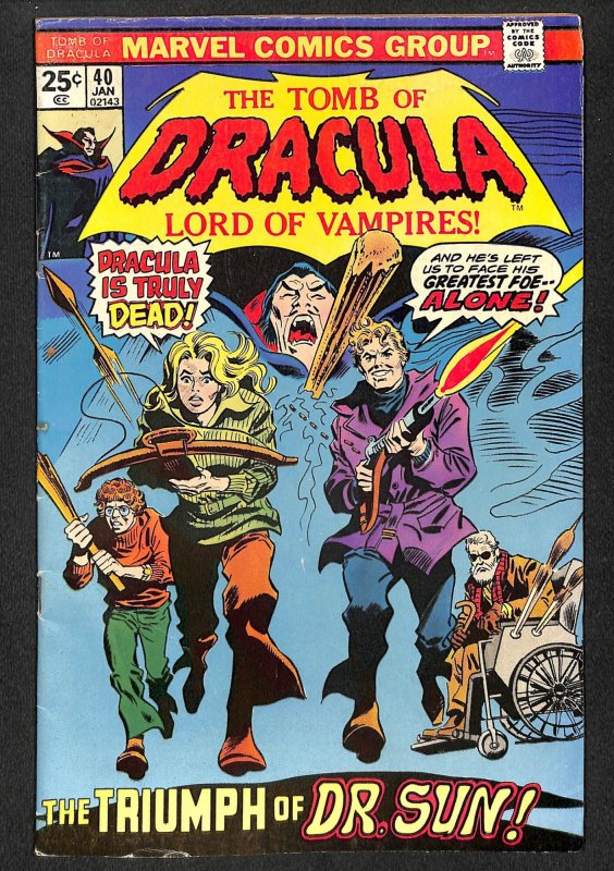 Tomb of Dracula #40 (1976)