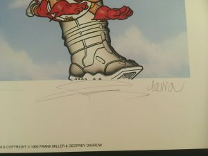 THE BIG GUY AND RUSTY THE BOY ROBOT Poster, Signed by Frank Miller, Geof Darrow