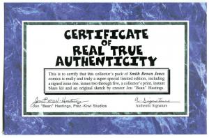 SMITH BROWN JONES - ALIEN ACCOUNTANT #1 2 3 4 5, NM, 5 issues, Signed Bean + Art