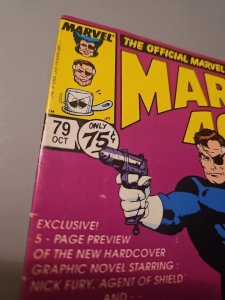 1989 Fan Mag Marvel Age 79 Wolverine Nick Fury Nightmare Elm St Good Read