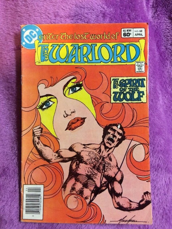 The warlord #68 rare bronze age signed by gary cohn dc comics comic book vintage