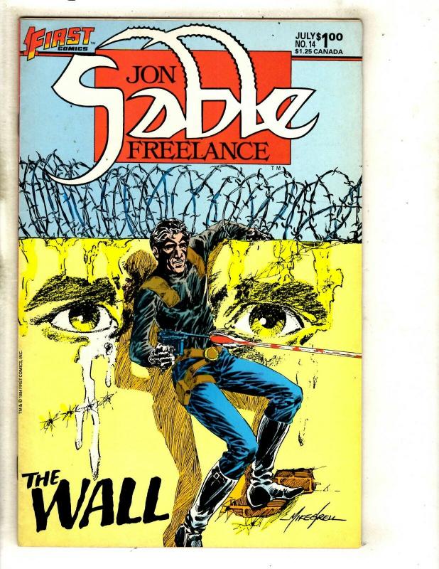 13 Jon Sable: Freelance First Comics # 1 2 3 4 6 7 8 9 10 14 15 16 17 J331