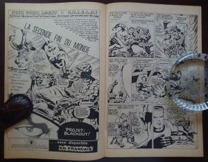 Capitaine America #59 VERY FINE 1976 Quebec Variant  B&W Pages are tanned