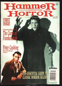 MAG: Hammer Horror #1 -March-1st issue-Christopher Lee Frankenstein cover & s...