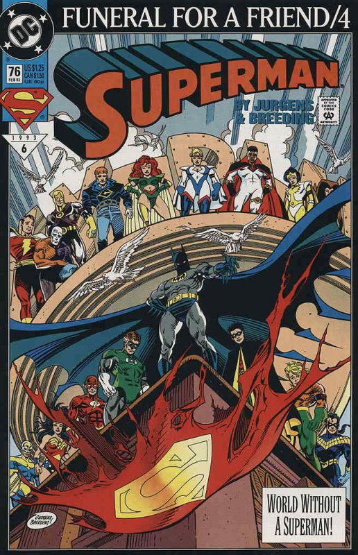 Superman (2nd Series) #76 VF/NM; DC | save on shipping - details inside