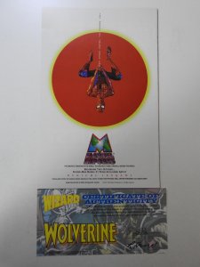 Wolverine #½ VF+ Condition Blue Foil Edition W/ Certificate of Authenticity!