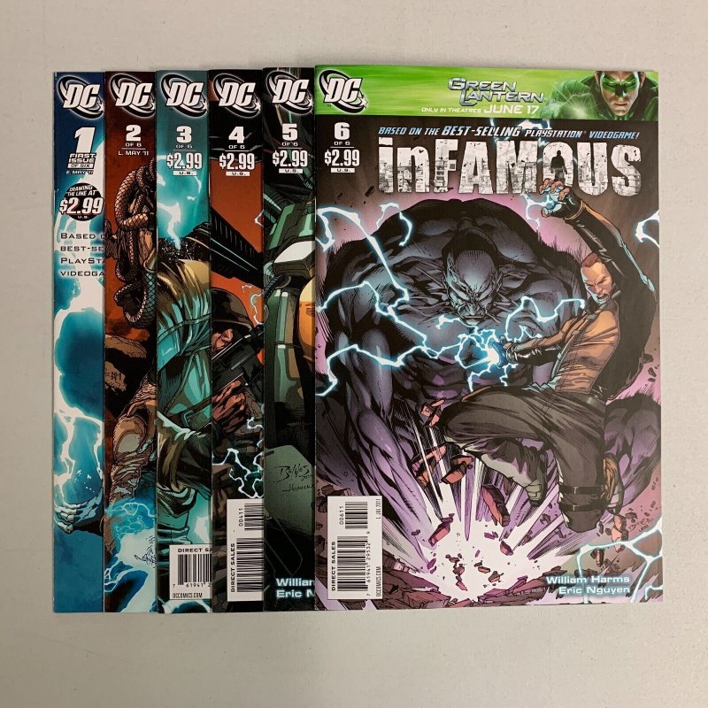 InFamous #1-6 Set (DC 2011) 1 2 3 4 5 6 William Harms (9.0+) 