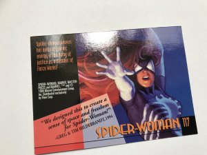 SPIDER-WOMAN #117 card : 1994 Marvel Masterpieces, NM; Hilderbrandt art