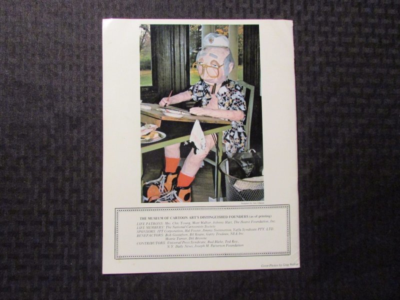 MUSEUM OF CARTOON ART Classic Comics Collection Exhibit Program FN- 5.5