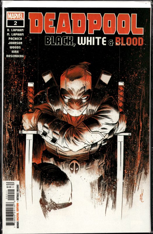 Deadpool: Black, White & Blood #2 (2021) Deadpool
