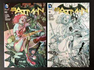 DC Batman 50 ComicXposure Guillem March Harley Quinn Color / B&W Variants - NM+ 