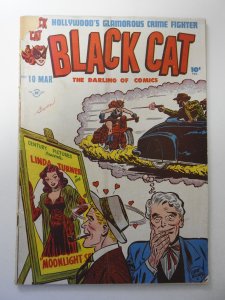 Black Cat Comics #10 (1948) GD Cond 2 in spine split, moisture stain, ink fc