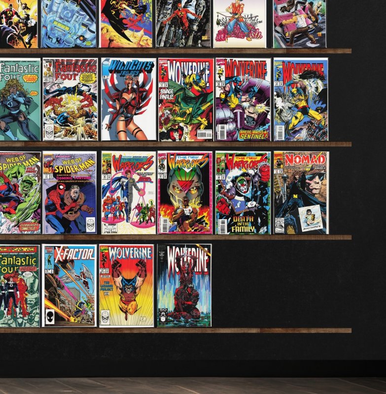 Huge Lot 150+ Comics with X-Factor, Wolverine, Fantastic Four & More!