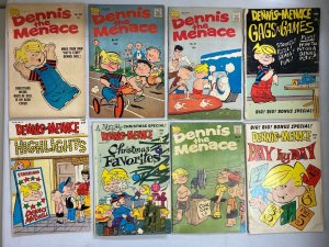 Silver Age Dennis the Menace Fawcett Comic Lot 11 Different Books 