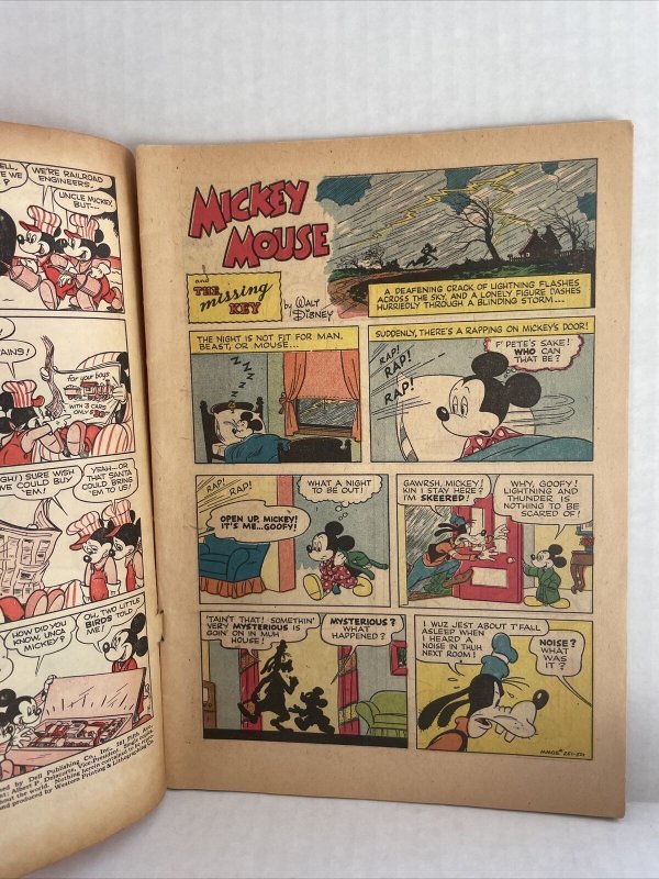 Four Color #261 Walt Disney’s Mickey Mouse And The Missing Key