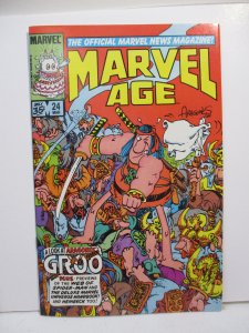 Marvel Age #24 (1985) Sergio Aragones Groo